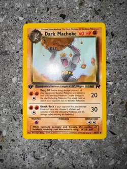 Pokemon TCG Cards 1st Edition Dark Machoke 40/82 Team Rocket Uncommon EXC-NM - Image 3