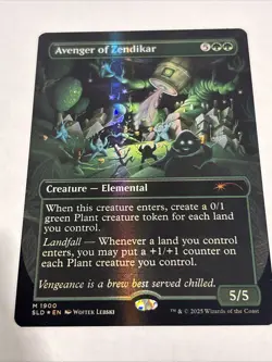 Avenger of Zendikar - 1900 - NM - Secret Lair Drop (SLD) (Rainbow Foil) In Hand - Image 2