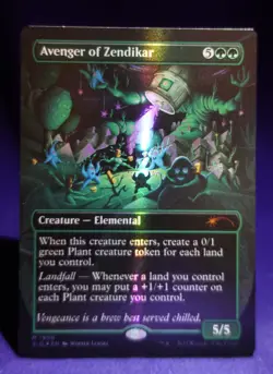 Avenger of Zendikar -MTG- Rainbow Foil Secret Lair Drop-Everyones Invited-SLD NM - Image 1