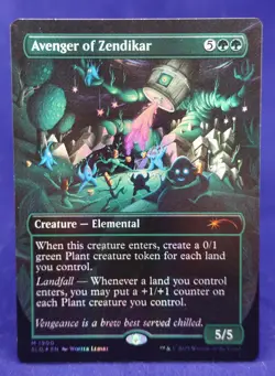 Avenger of Zendikar -MTG- Rainbow Foil Secret Lair Drop-Everyones Invited-SLD NM - Image 3