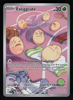Exeggcute 192/191 SV08: Surging Sparks Illustration Rare Pokemon TCG Card NM - Image 1