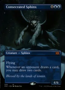 Consecrated Sphinx 345 Borderless Non Foil 2X2 MTG - Image 1