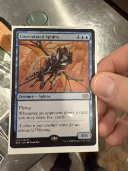 MTG Consecrated Sphinx Double Masters 2022 NM Condition - Image 1