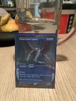 MTG Consecrated Sphinx Borderless Double Masters 2022 345 Regular Mythic - Image 1