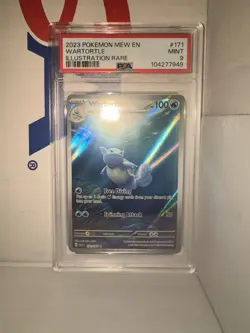 Pokemon TCG Wartortle 171/165 Mew-EN 151 Illustration Rare MINT PSA 9 - Image 2