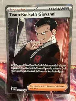 Team Rocket’s Giovanni 225/182 - Destined Rivals - Ultra Rare Pokemon Card - Image 1