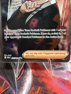 Team Rocket’s Giovanni 225/182 - Destined Rivals - Ultra Rare Pokemon Card - Image 3