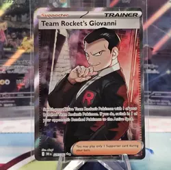Team Rocket's Giovanni 225/182 SV10: Destined Rivals Ultra Rare Pokemon Card - Image 1