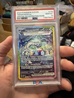 2024 POKEMON SCR EN-STELLAR CROWN SPECIAL ILLUSTRATION RARE TERAPAGOS EX PSA 10 - Image 1