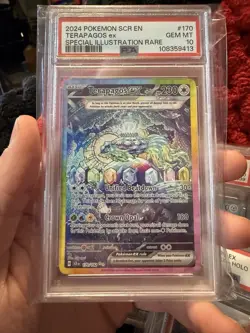 2024 POKEMON SCR EN-STELLAR CROWN SPECIAL ILLUSTRATION RARE TERAPAGOS EX PSA 10 - Image 1