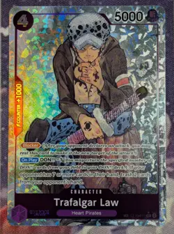 One Piece 500 Years in the Future Trafalgar Law Alternate Alt Art ST10-010 TR SR - Image 2