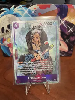 One Piece 500 Years in the Future Trafalgar Law Alternate Alt Art ST10-010 TR SR - Image 1