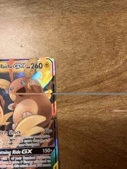 Pokemon TCG Raichu & Alolan Raichu GX Unified Minds 54/236 Holo Ultra Rare Basi. - Image 5