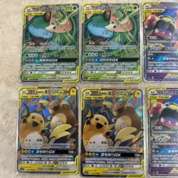 Pokemon TCG TAG TEAM Raichu & Alolan Raichu GX/ Venusaur & Snivy GX, 6PCS HV19 - Image 2