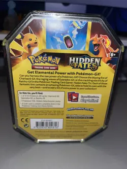 Pokemon TCG Hidden Fates Raichu GX Tin - Factory Sealed - English - Image 3