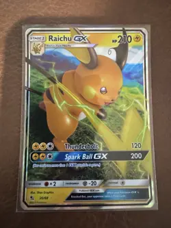 Raichu GX 20/68 - Ultra Rare Hidden Fates Pokemon TCG Card NM - Image 1