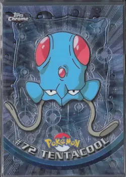 2000 Topps Chrome Pokemon #72 Tentacool - Image 1