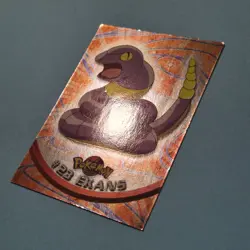 EKANS #23 CHROME SERIES HOLO FOIL POKEMON TV ANIMATION - BLUE TOPPS LOGO - Image 1