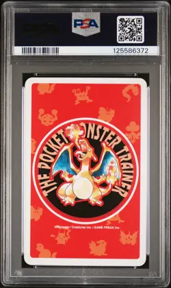 1996 POKEMON RED VERSION PLAYING CARDS KING OF SPADES #024 ARBOK PSA 9 - Image 2