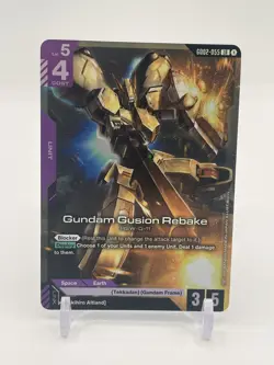 Gundam Gusion Rebake - GD02-055 LR - Gundam Card Game - Dual Impact - English - Image 1