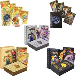 New MULTI COLOR 55Pcs Pokemon Cards Foil Card TCG GX Vmax GX Card Charizard Rare - Image 2