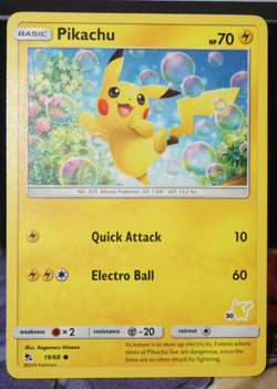 Pikachu (#30 Pikachu Stamped) 019/068 Battle Academy Promo 2019 Pokemon Card - Image 1