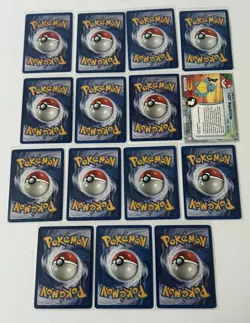 Lot Of 15 1st Vintage Pokemon Cards- Non Holo, Rare, Some 1st Edition- Read - Image 2