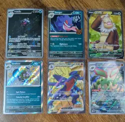 Pokemon TCG - 6 Card lot - Swirly Gengar 057 Garchomp ex 215 - ALL NEAR MINT - Image 1