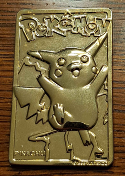 Set Of 4 23K Gold Plated Pokemon Cards Vintage 1999 Burger King - Image 2