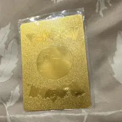 Pokemon Charizard Gold Plated Metal Card Base Set 4/102 Metallic Finish 1999 - Image 2
