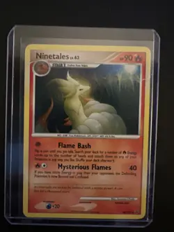 Ninetales 36/127 Platinum Rare Normal MP Pokemon 2009 Vintage Trading Card - Image 1