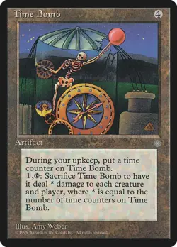 Time Bomb Ice Age Rare NM Magic: The Gathering Normal - Image 1