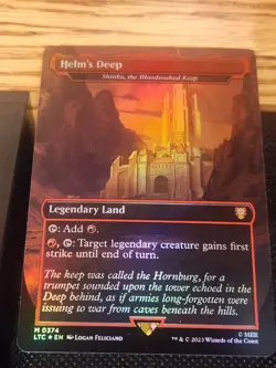 Helm's Deep / Shinka, the Bloodsoaked Keep *FOIL* [LTC] The Lord of the Rings - Image 1