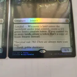 FOIL 2x Scute Swarm PROMO Zendikar Rising 203/280 MTG ZNR NM 2x - Image 4