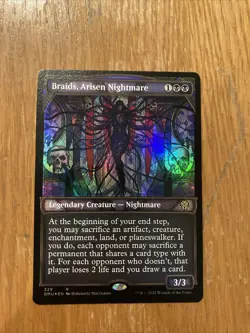 Braids, Arisen Nightmare (Textured Foil) - Dominaria United - 329 NM - Image 1