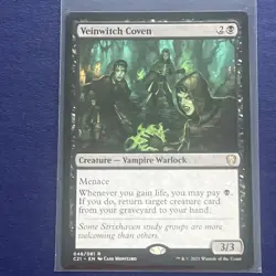 Veinwitch Coven 046/081 Non Foil Rare Commander 2021 MTG Near Mint - Image 1