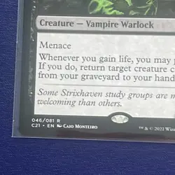 Veinwitch Coven 046/081 Non Foil Rare Commander 2021 MTG Near Mint - Image 4