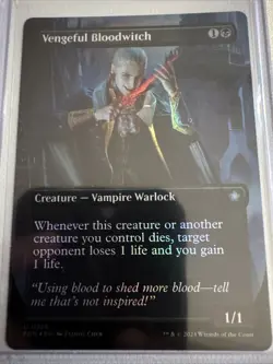 Vengeful Bloodwitch Borderless (NM Foil) FDN-0325 Uncommon MTG - Image 3