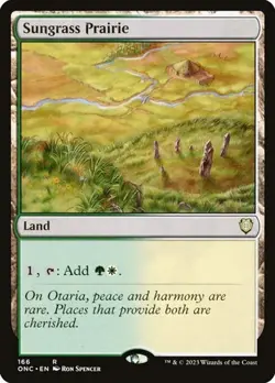 2x Sungrass Prairie Phyrexia: All Will Be One Commander NM MTG - Image 1