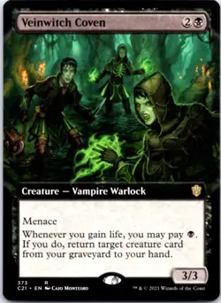 Veinwitch Coven (Extended Art) Commander 2021, 373 NM - Image 1
