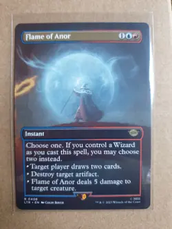MTG - FLAME OF ANOR (Borderless) - Tales of Middle-Earth (R) - Image 1