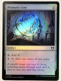 MTG TCG - Prismatic Lens 0403 Foil Commander Masters - NM (Free Shipping $5+) - Image 1
