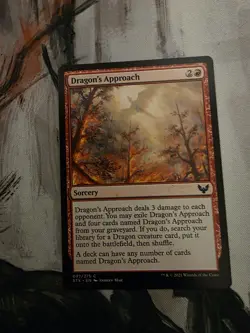 MTG - Dragon's Approach - Strixhaven: School of Mages - 97 - Regular - NM - Image 1