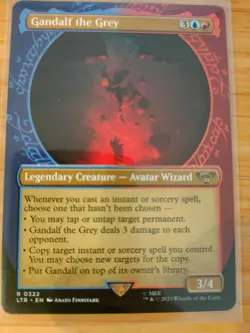 MTG Gandalf the Grey (Showcase) 0322 Lord of the Rings M/NM Free UK P&P - Image 1