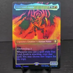 MTG Fire Lord Azula 0334 Avatar: The Last Airbender Regular Rare Showcase Full - Image 2