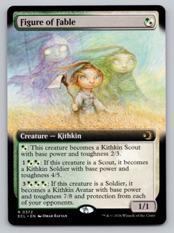 Figure of Fable Extended Art - Lorwyn Eclipsed MTG - Image 1