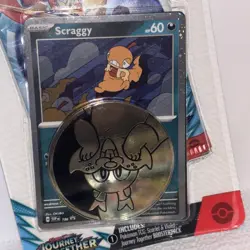 Pokemon : Journey Together Scraggy Blister Pack PLUS 4 SINGLE PACKS!! NEW - Image 4