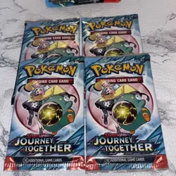 Pokemon : Journey Together Scraggy Blister Pack PLUS 4 SINGLE PACKS!! NEW - Image 5