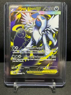 Mega Absol ex 161/132 Full Art Ultra Rare Pokemon 2025 Mega Evolution NM - Image 1