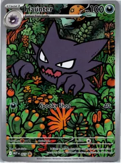 Pokemon Haunter Illustration Rare ME: Mega Evolution Promo 027 NM - Image 1
